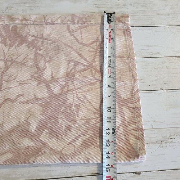 Refrain Printed Cargo Wide Leg Denim Jeans Pants NEW 33  Luxe Casual Streetwear - Picture 8 of 10